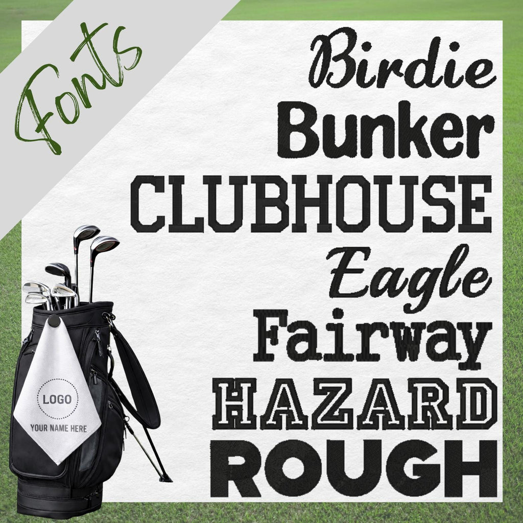 Personalized Golf Towel for Women | Magnetic Microfiber Waffle