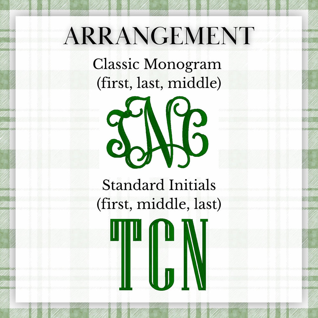 Monogrammed Golf Towel - Magnetic Towel