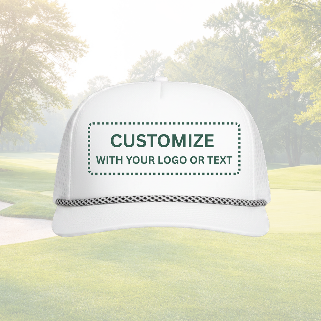 Custom Embroidered Golf Rope Hat – Personalized with Logo or Name