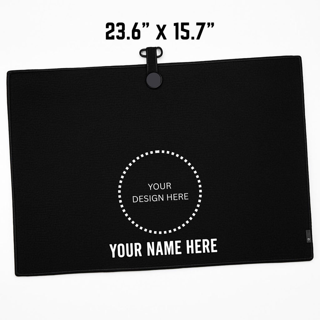 Personalized Golf Towel for Women | Magnetic Microfiber Waffle