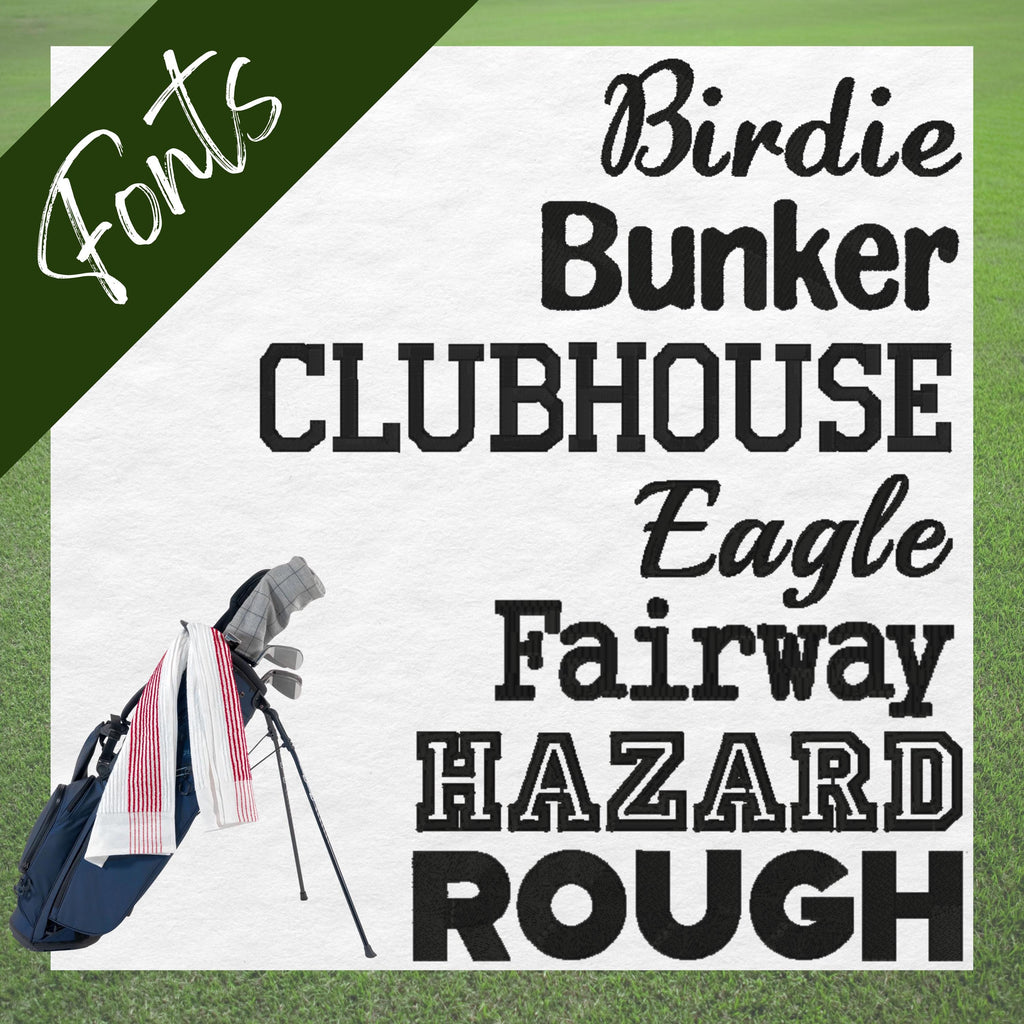 Personalized Caddie Golf Towel – Premium Ribbed, Embroidered