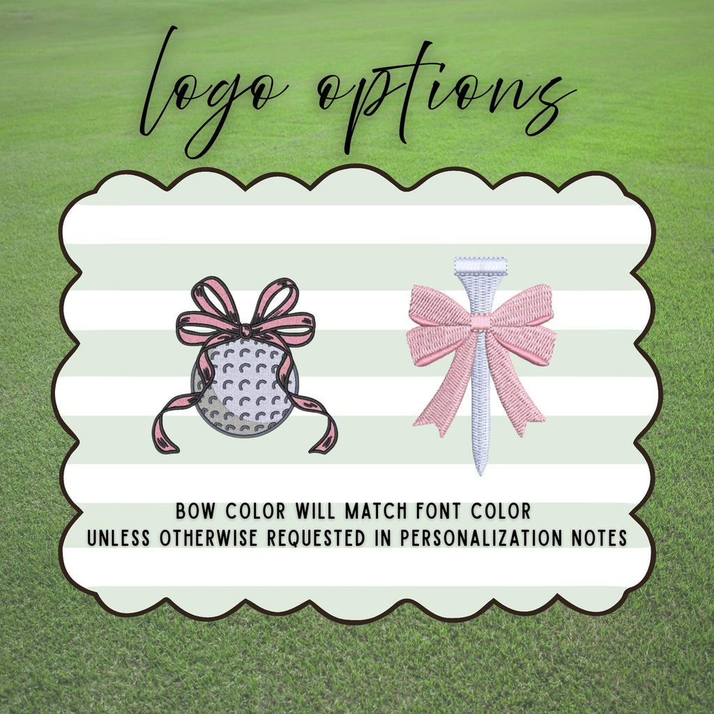 Personalized Golf Towel for Women | Magnetic Microfiber Waffle